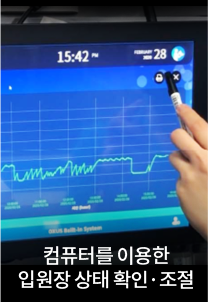 컴퓨터를 이용한 입원장 상태 확인·조절